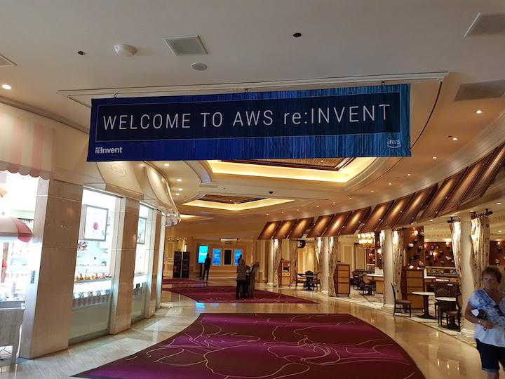 re:Invent registration at the Mirage